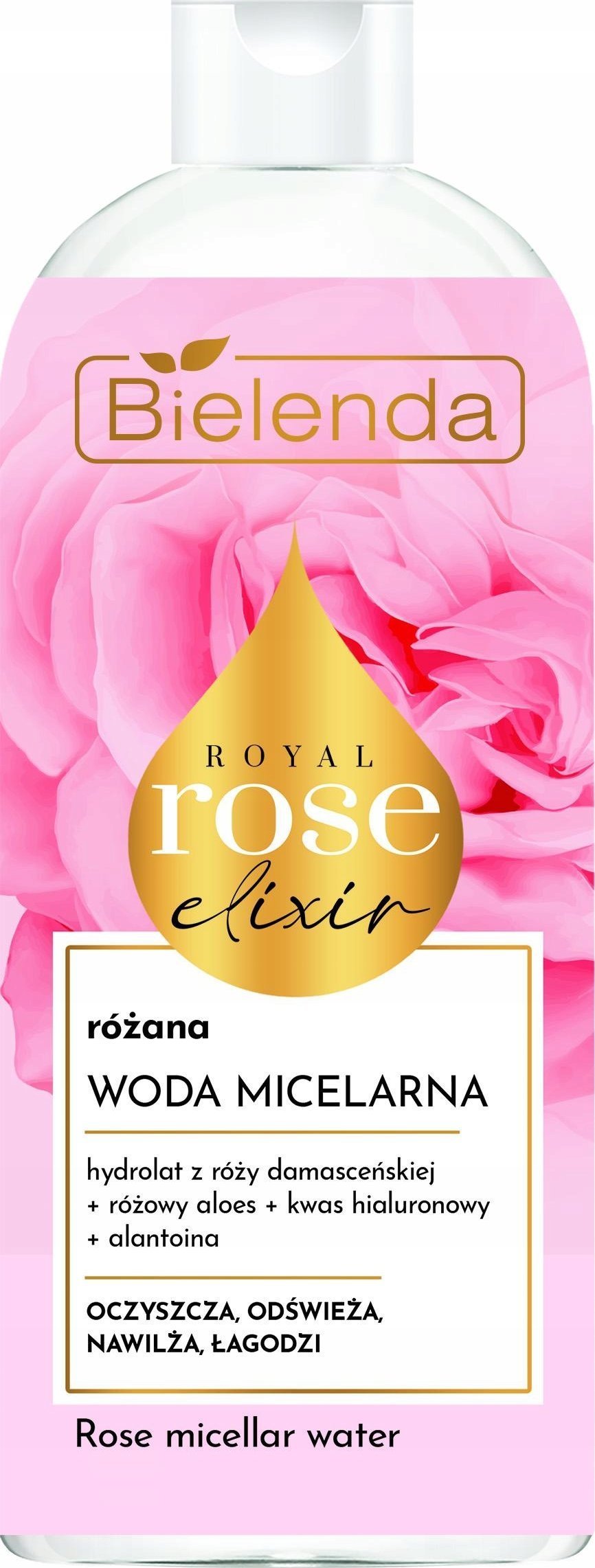 Bielenda Royal Rose Elixir różana woda micelarna 400ml
