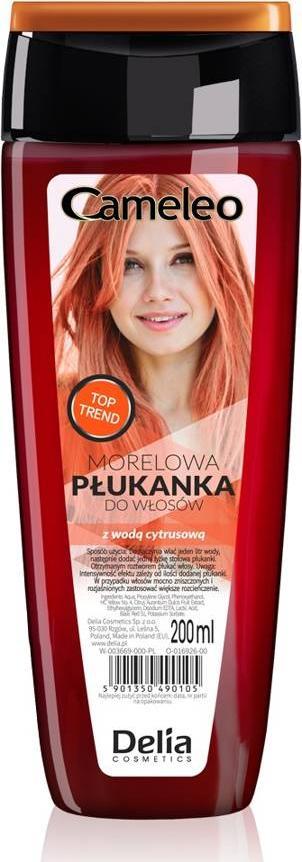 Delia Delia Cosmetics Cameleo Płukanka do włosów morelowa z wodą cytrusową 200ml