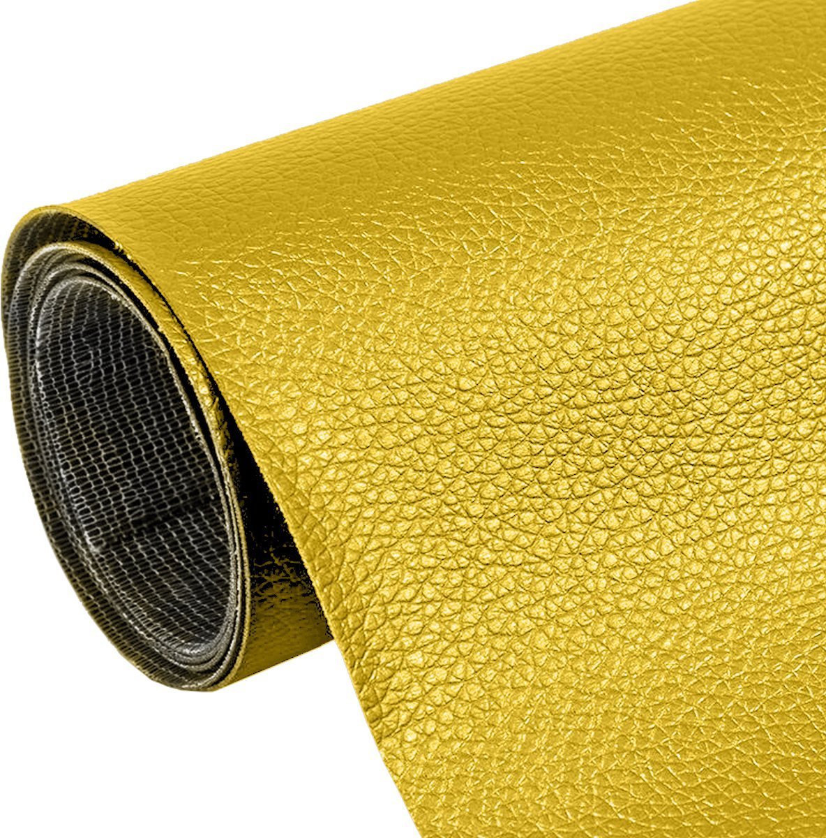 Heckermann Samoprzylepna łata skórzana 50x137cm Żółta