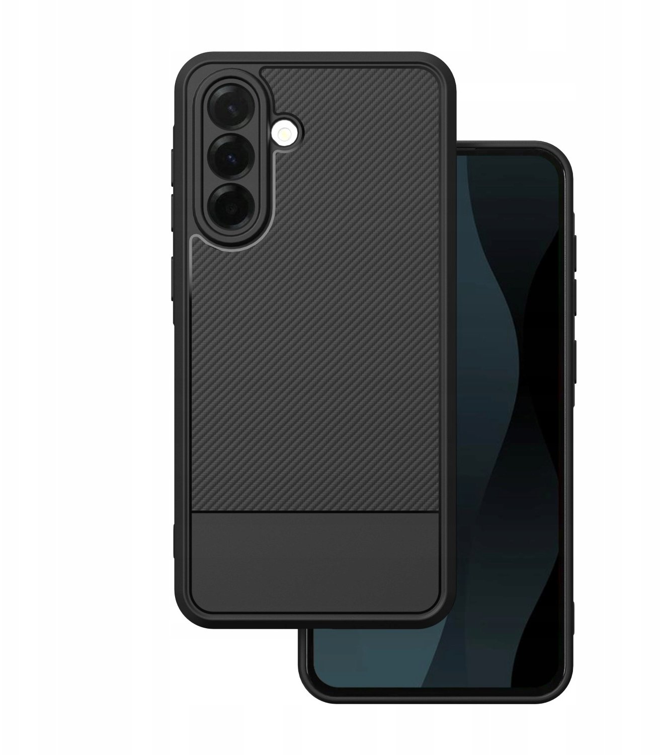 Nakładka Carbon Simple case do Samsung Galaxy A36 5G czarny