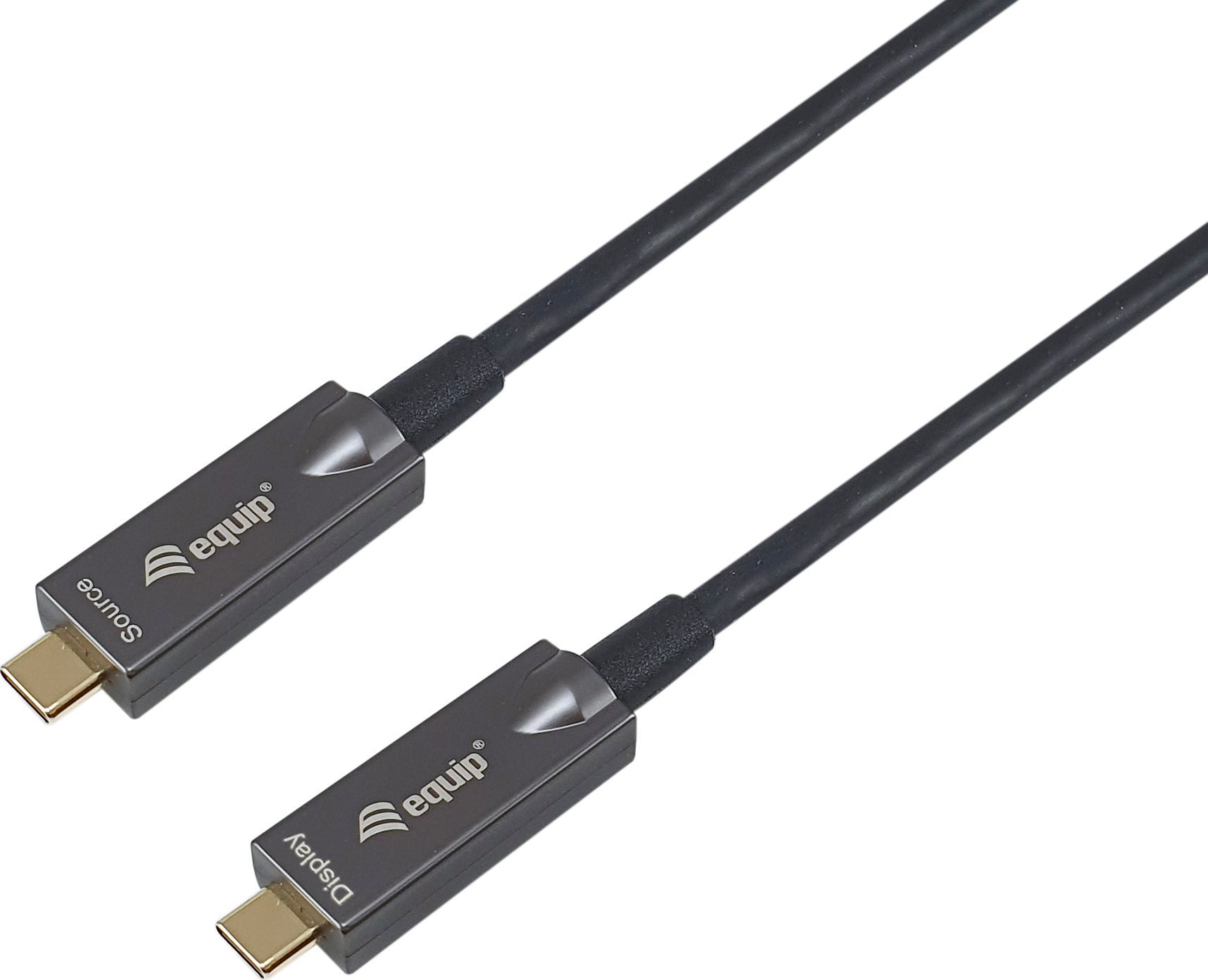 Kabel USB Equip USB-C - USB-C 15 m Czarny (119463)