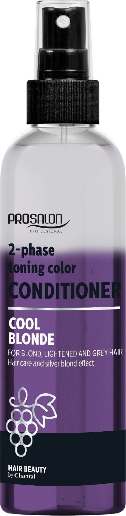 Chantal CHANTAL ProSalon Cool Blonde Dwufazowa Odżywka tonująca kolor do włosów blond,rozjaśnianych i siwych 200ml