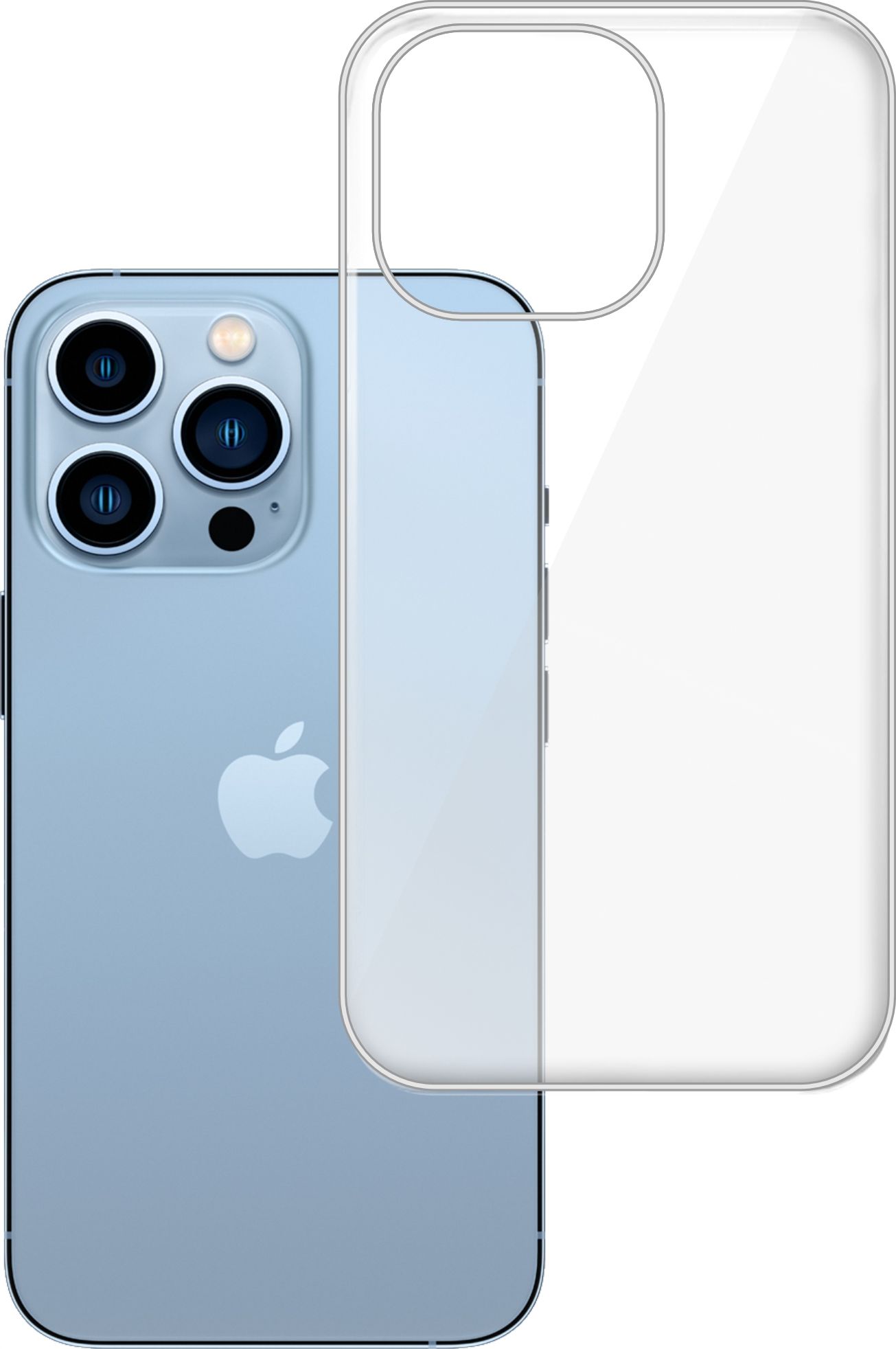 etumi Etui Do Iphone 13 Pro Gumowe Slim Clear View Pokrowiec Ochronny / Futerał Obudowa / Ochrona Clear Cover Bezbarwne Slim Case0343