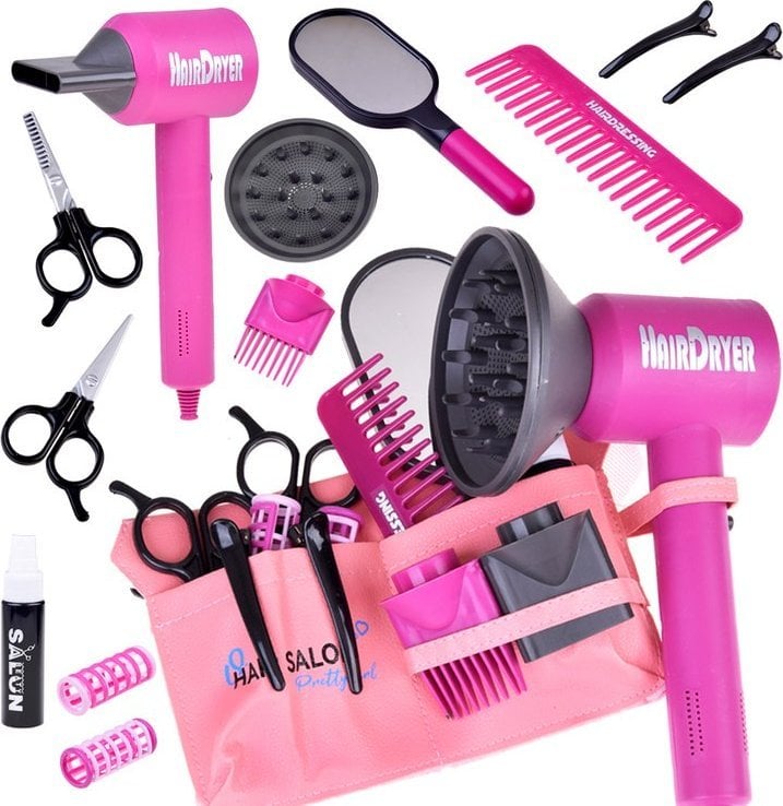 Jokomisiada Zestaw małej fryzjerki akcesoria fryzjerskie ZA5186