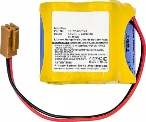 Cameron Sino Bateria Typ Fanuc A98l-0031-0025 Br2/3agct4a Ge A06b-6114-k504 Br-2/3a4f / Cs-plc980sl