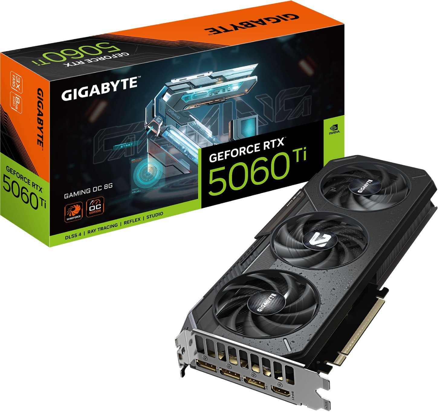 Karta graficzna Gigabyte GeForce RTX 5060 Ti Gaming OC 8GB GDDR7 DLSS4 (GV-N506TGAMING OC-8GD)