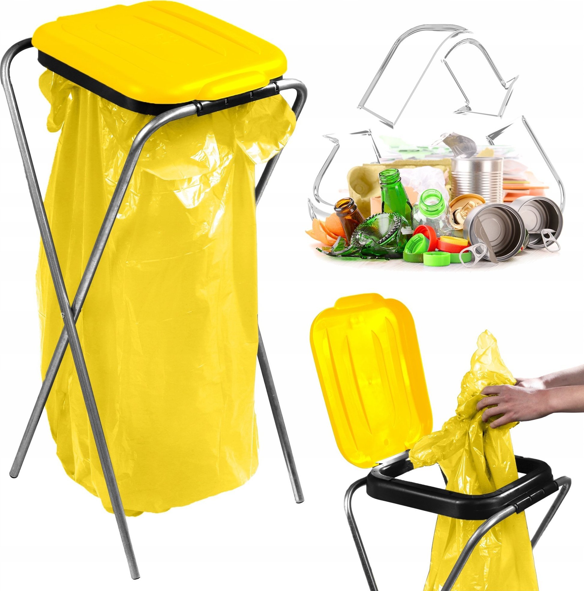 Kadax KADAX Stojak Na Worki Do Segregacji Śmieci 120L