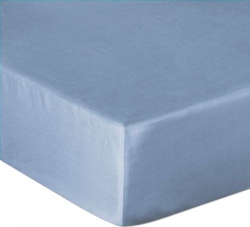 Darymex Prześcieradło satynowe z gumką 160x200 kolor Niebieski