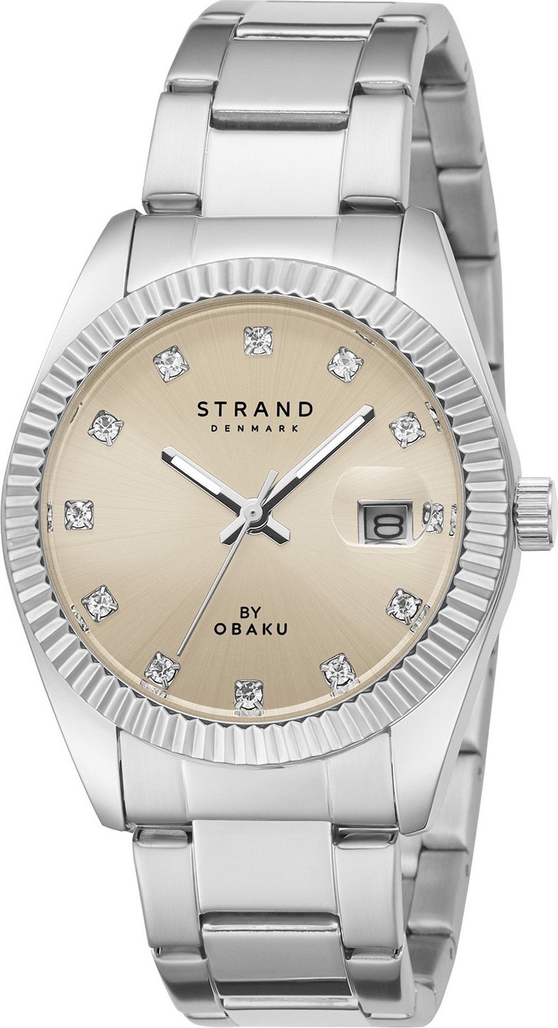 Zegarek Strand Zegarek damski Strand S721LDCVSC CYRKONIE srebrny