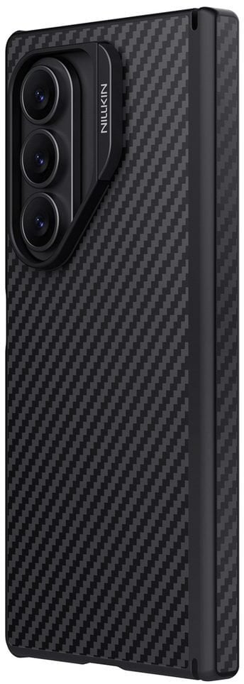 Nillkin Etui Synthetic Fiber Pro Magnetic na Samsung Galaxy Z Fold 7 kompatybilne z MagSafe - czarne