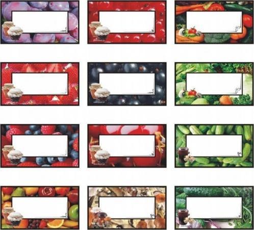 Browin Etykiety na przetwory samoprzyl - 30szt