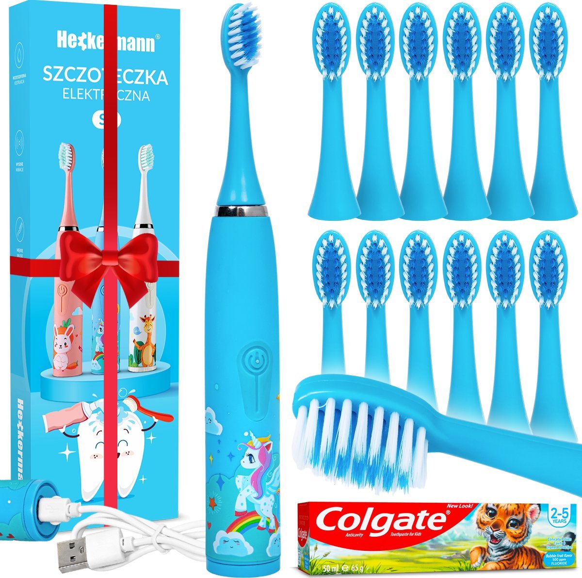 Heckermann Szczoteczka Do Zębów Dla Dzieci Heckermann S1 Niebieska