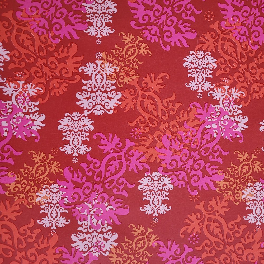 Papier czerwony wzór do prezentów 57cmx20m 20m251