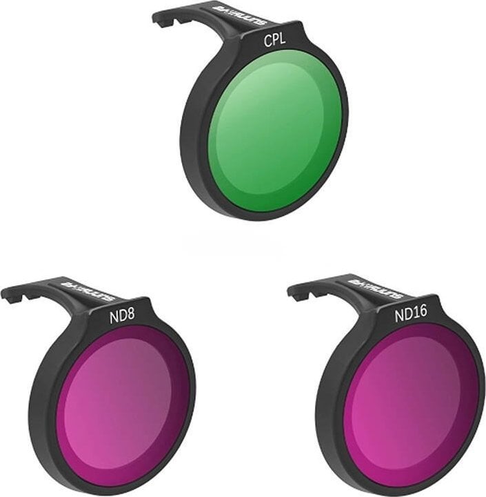 Zestaw trzech filtrów SUNNYLIFE do DJI Neo CPL+ND8+ND16