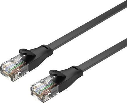 Unitek Kabel sieciowy płaski UTP Ethernet Cat.6 1m (C1809GBK)