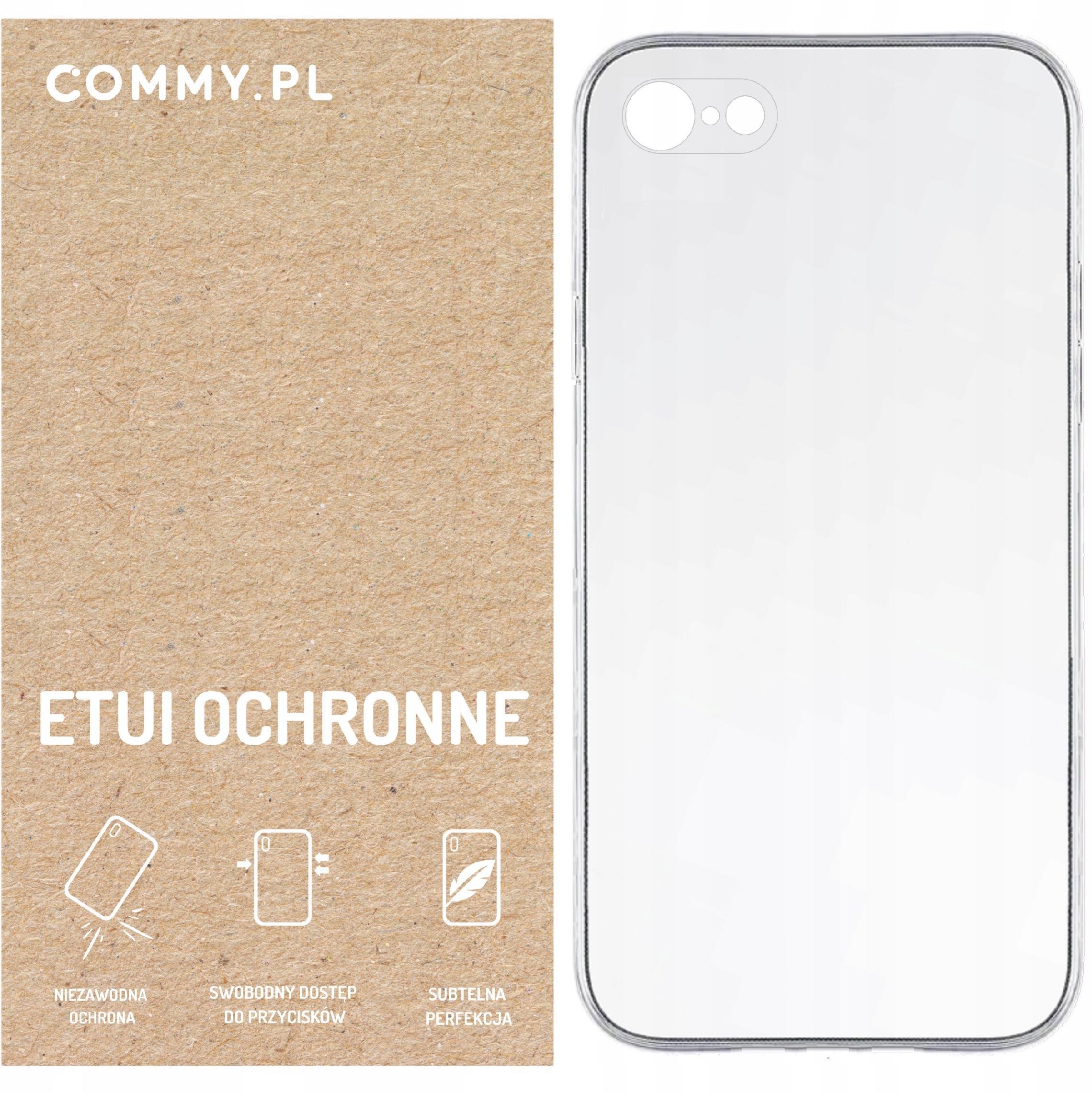 Przezroczyste etui COMMY Slim 2 mm- styl i ochrona iPhone 7 / 8 / SE 2 SE 3