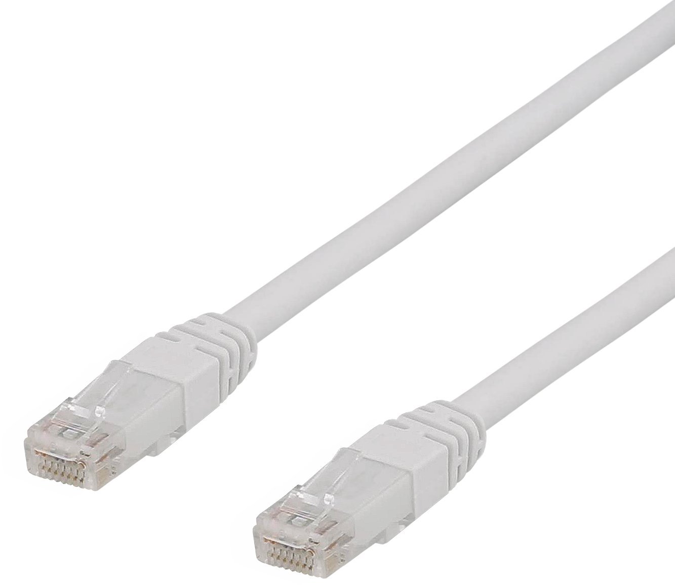 DELTACO U/UTP Cat6a patch cable, 1m, 500MHz, LSZH, white