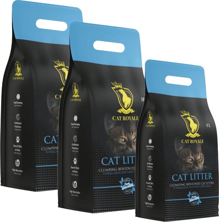 Żwirek dla kota Cat Royale Cat Royale Naturalny żwirek bentonitowy 25l