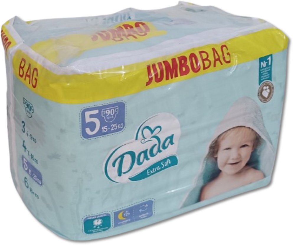 Pieluchy Dada Extra Soft 5 JumboBag - 90szt