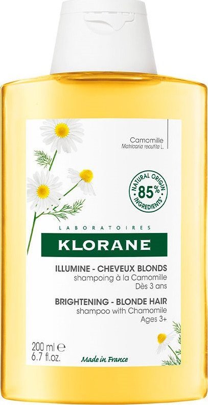Klorane Brightening Shampoo rumiankowy szampon ożywiający kolor do włosów blond 200ml