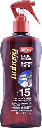Babaria Olejek Chroniący Włosy Monoi Tahiti Babaria SPF 15 (300 ml)