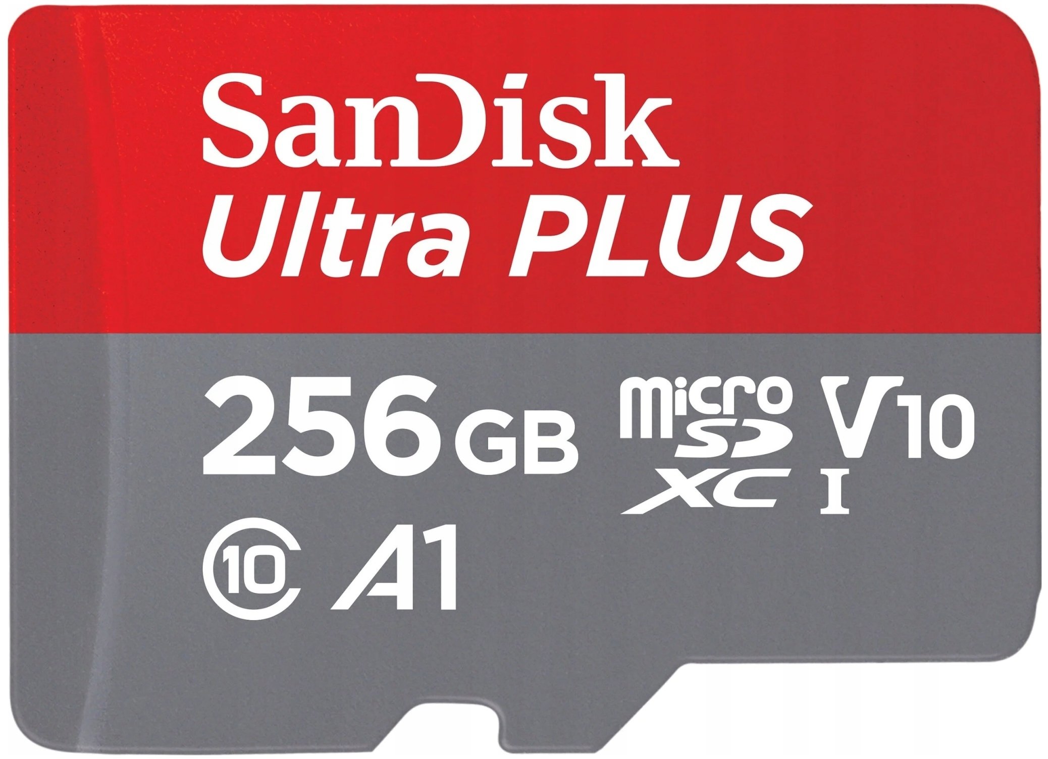 SanDisk microSDXC Ultra PLUS 256GB (A1/UHS-1/Cl.10/160MB/s) + Adapter