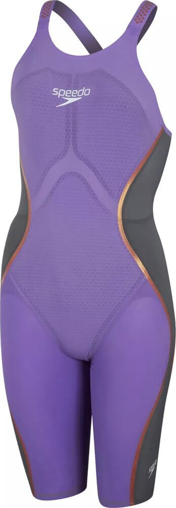 Speedo Damski strój pływacki Speedo LZR INTENT OPBK KSKN AF miami lilac/usa charcoal/rose gold rozmiar 28