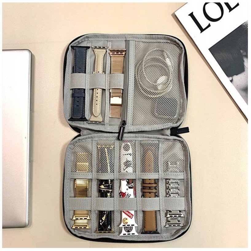 ORGANIZER Podróżny na ZEGARKI ETUI PASKI 8+1