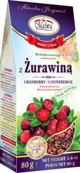 Malwa HERBATKA OWOCOWA SUSZ ŻURAWINA 80G 42297523