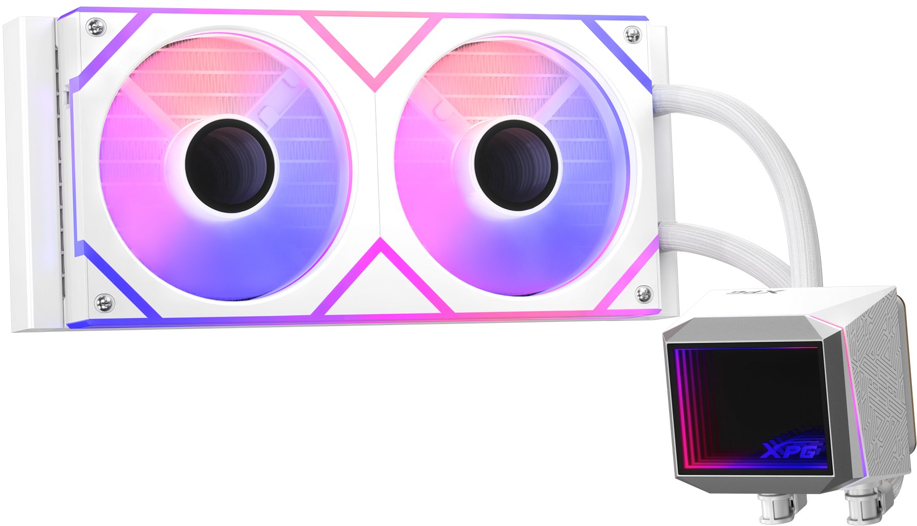 WAK XPG LEVANTE II 240 (2*120mm ARGB Fan) weiß retail