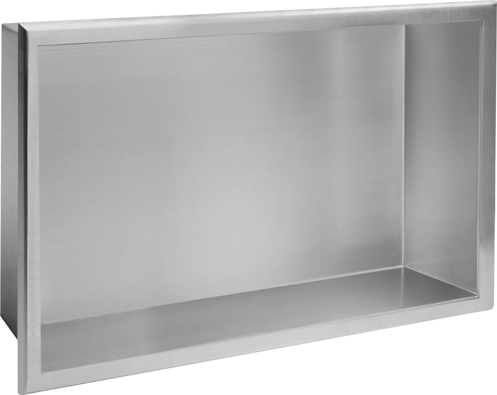 Rea PÓŁKA WNĘKOWA ŁAZIENKOWA 30x45 stal szczotkowana