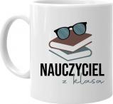 Koszulkowy Nauczyciel z klasą - kubek z nadrukiem