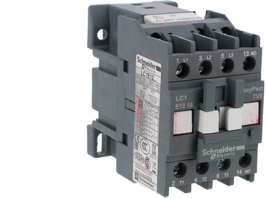 Stycznik mocy Easy TeSys Control AC-3, 12A, 3P (1NO), cewka 230V, 50/60Hz LC1E1210P7