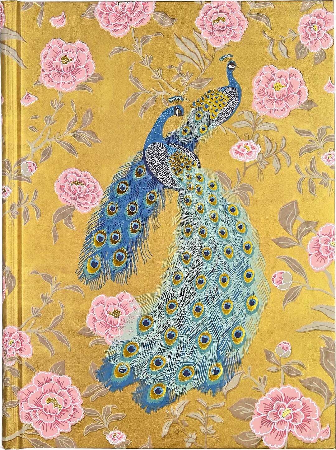 Notatnik szyty Wiktoriański Paw