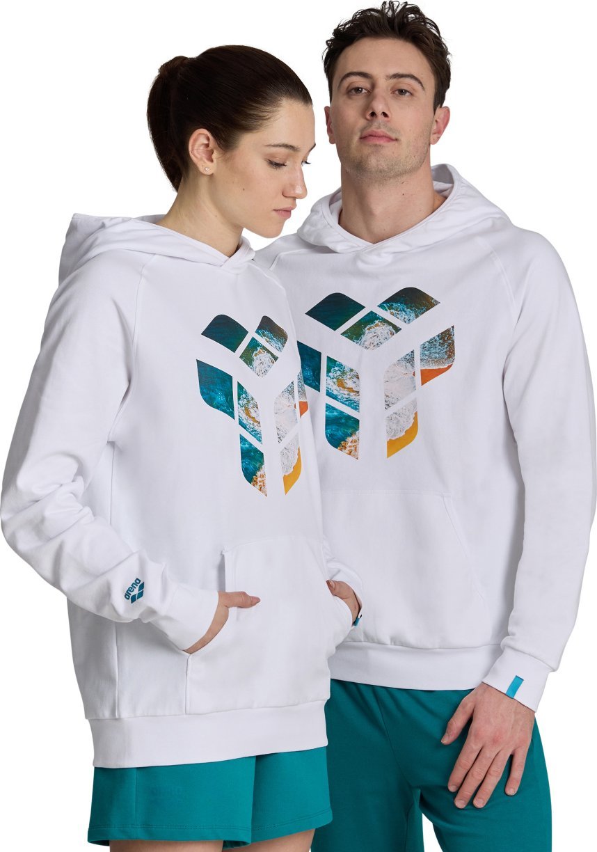 Arena Bluza sportowa z kapturem ocieplana kangurka Arena Planet Water R.L