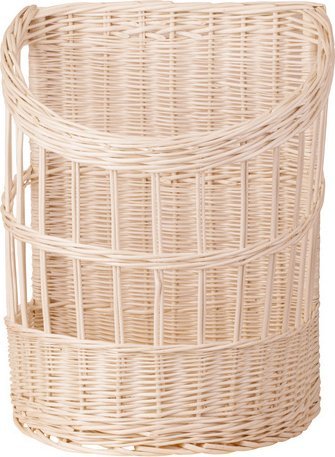 WickerPL PÓŁOKRĄGŁY KOSZ NA BAGIETKI KOSZ NA PIECZYWO 36X28 H38/50 CM
