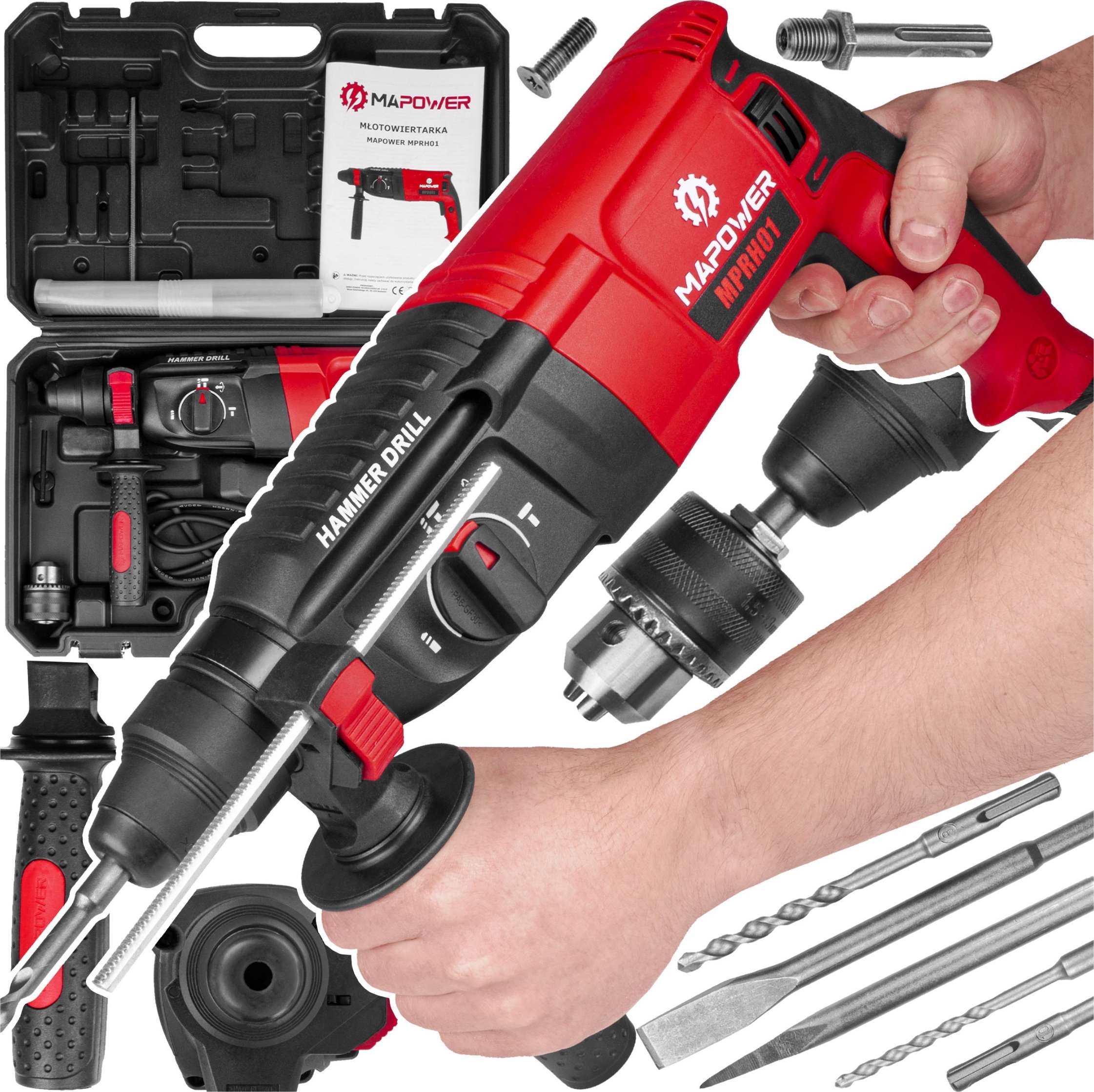 Młotowiertarka MaPower MAPOWER MPRH01 Młotowiertarka