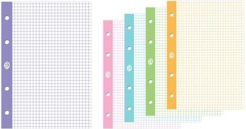 Interdruk Wkład do segregatora A4/50K kratka kolor (5szt) (236037)