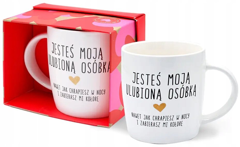 Kubek prezentowy Jesteś moją ulubioną osóbką