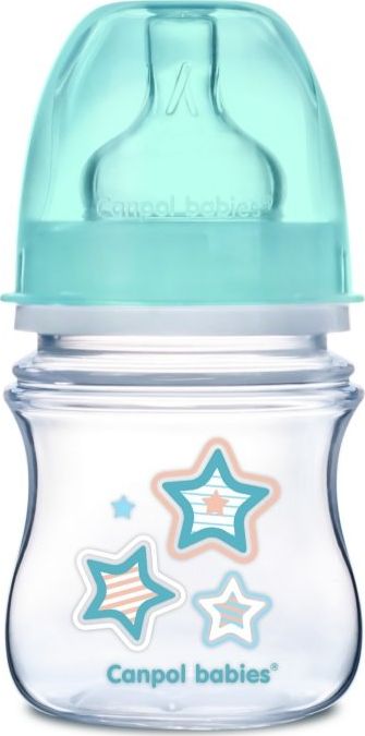 Canpol Butelka szerokootworowa antykolkowa 0m+ 120ml (35/216)