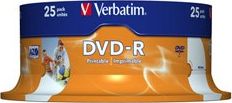 Verbatim DVD-R 4.7 GB 16x 25 sztuk (43538)