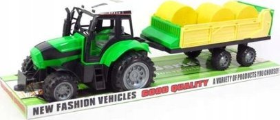 Traktor z przyczepą pod kloszem New Fashion Vehicles 101763