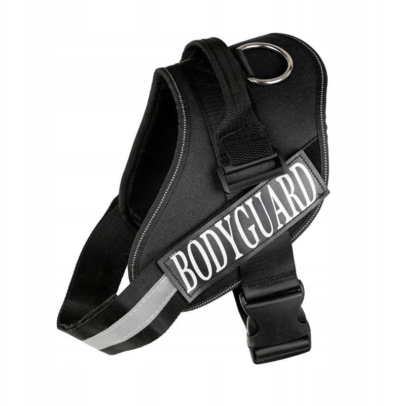 Szelki Bodyguard dla psa, czarny, XL, 70-90 cm