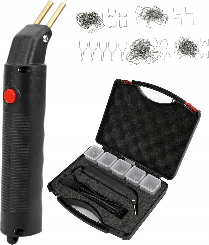 Rosfix MOCNA ZGRZEWARKA SPAWARKA ZSZYWACZ DO PLASTIKU 100W WALIZKA 205 ZSZYWEK HQ