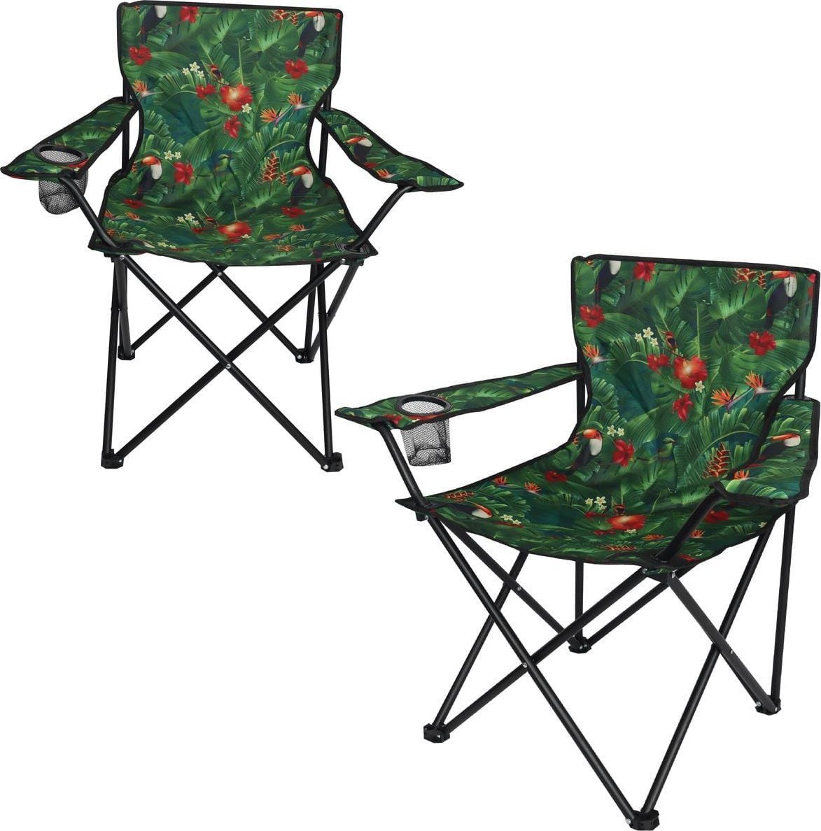 KRZESŁO TURYSTYCZNE SKŁADANE 50x50x80CM FLOWER ENERO CAMP