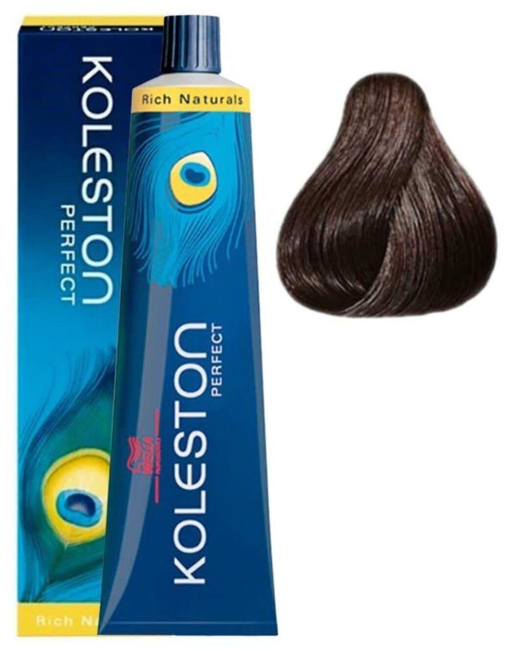 Wella Professionals Wella Professionals, Koleston Perfect, Permanent Hair Dye, 4/ Medium Brown, 60 ml For Women