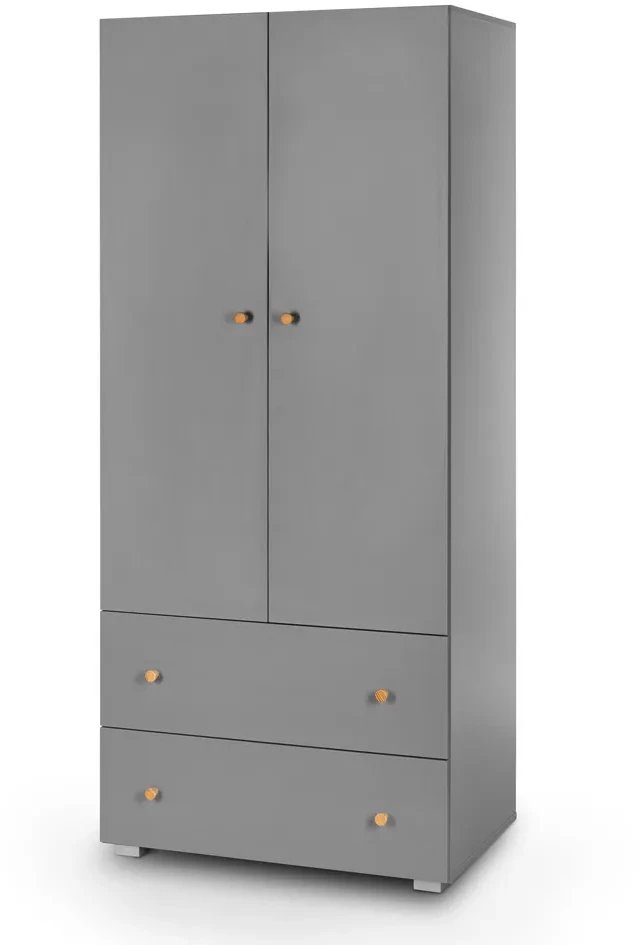 Szafa PAULINE grafitowa/sosna LITTLE SKY