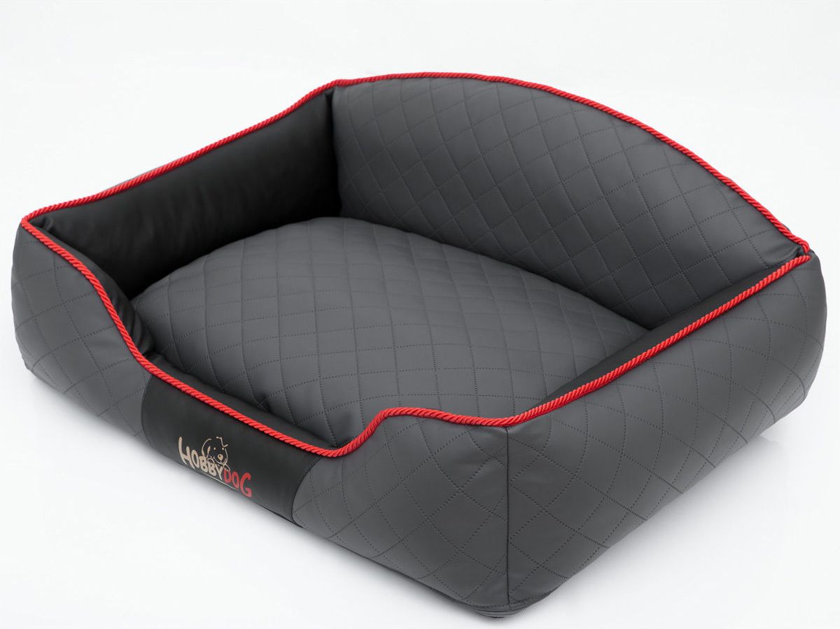 Hobbydog Legowisko Elite - Grafitowe - czarne boki XXL