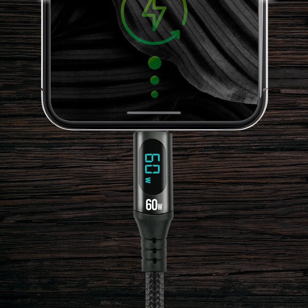 Kabel USB Acefast USB-C - USB-C 1 m Czarny (CBB-1PDL)