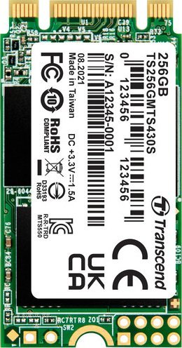 Dysk SSD Transcend 430S 256GB M.2 2242 SATA III (TS256GMTS430S)